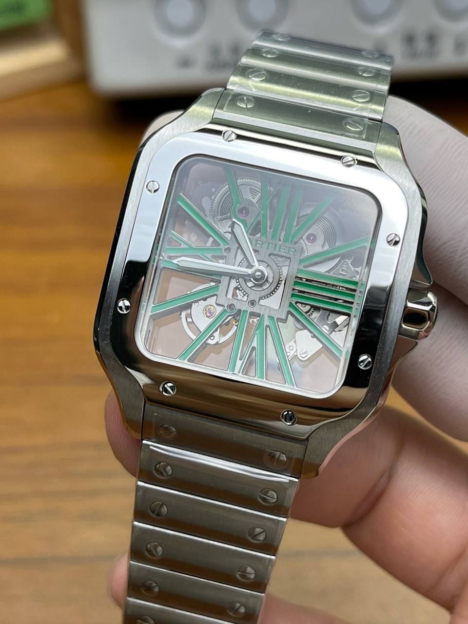 CARTIER  Cartier Santos de Cartier Skeleton