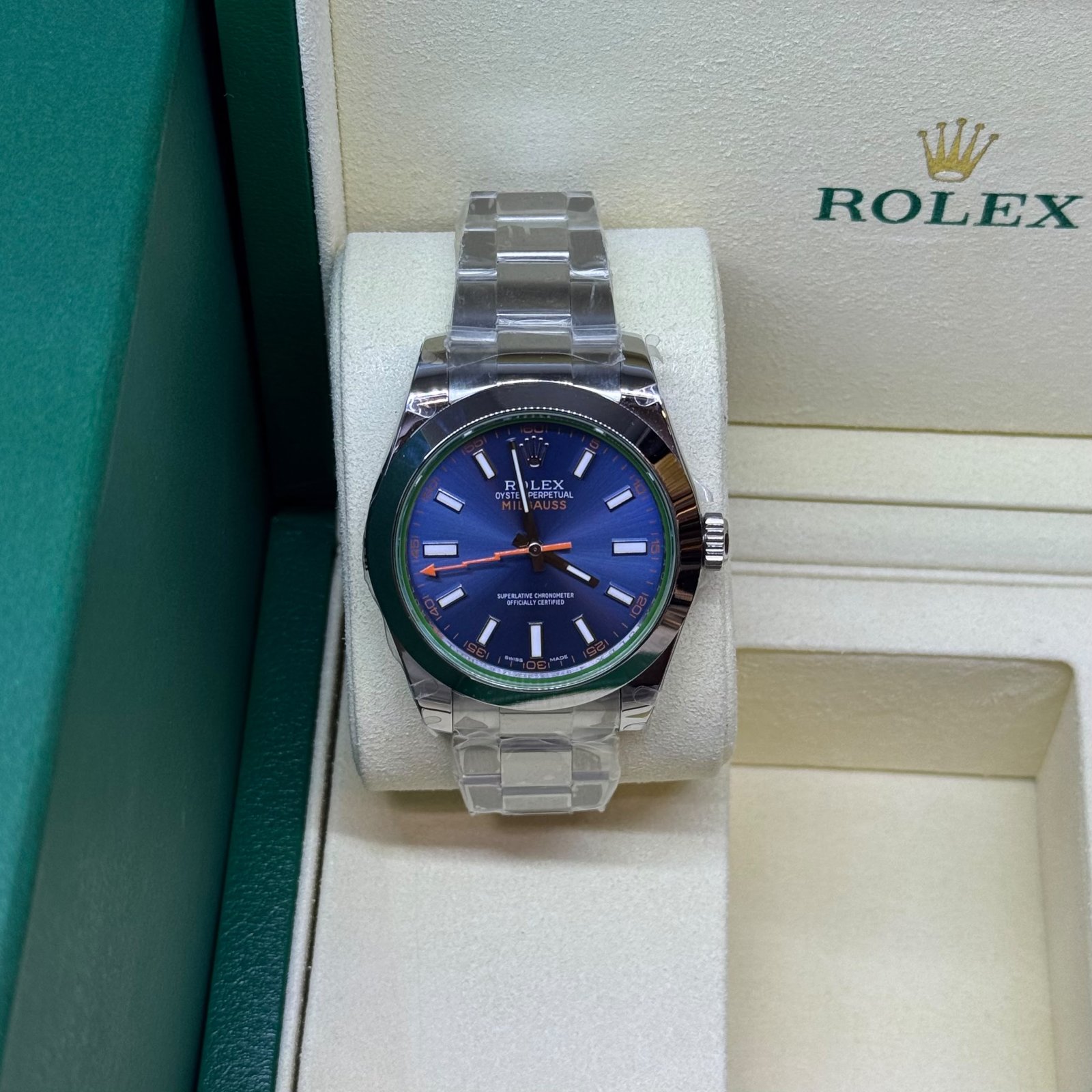 ROLEX Rolex Milgauss Z Blue Dial