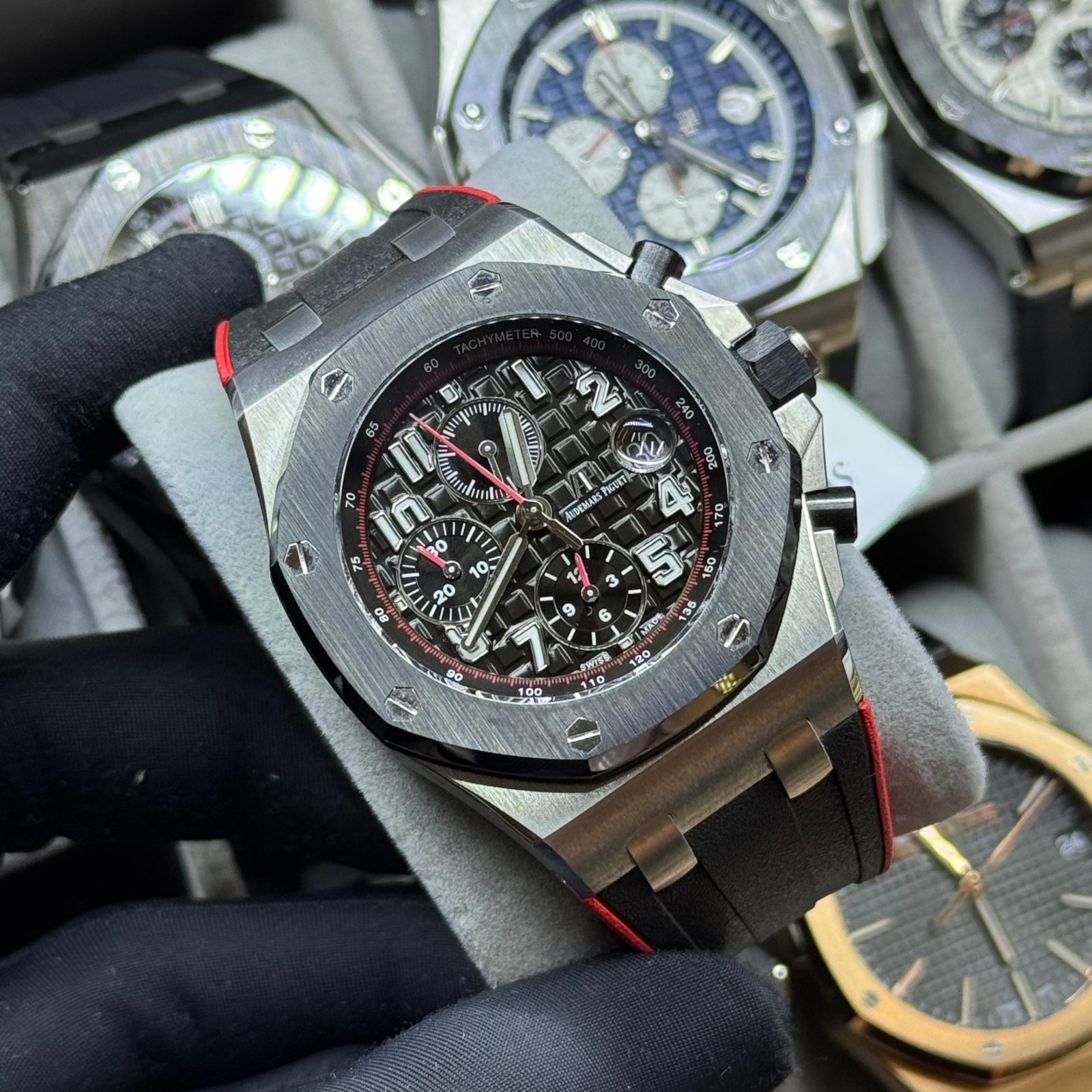 AUDEMARS PIGUET Audemars Piguet Royal Oak Offshore Chronograph 42mm, frequently referred to by collectors as "The Vampire"