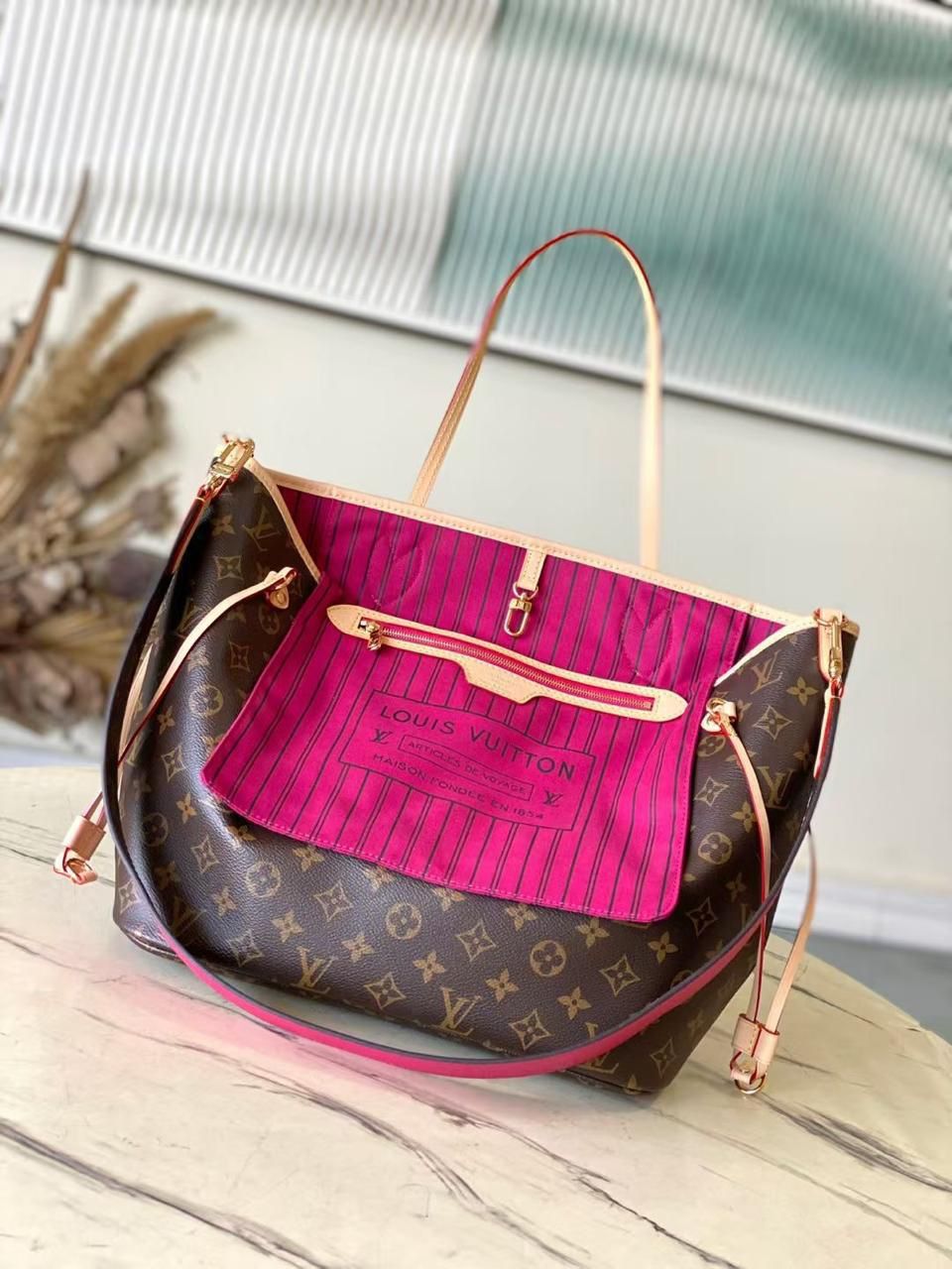 WOMEN  BAG Louis Vuitton Neverfull.VIP Quality Super Master