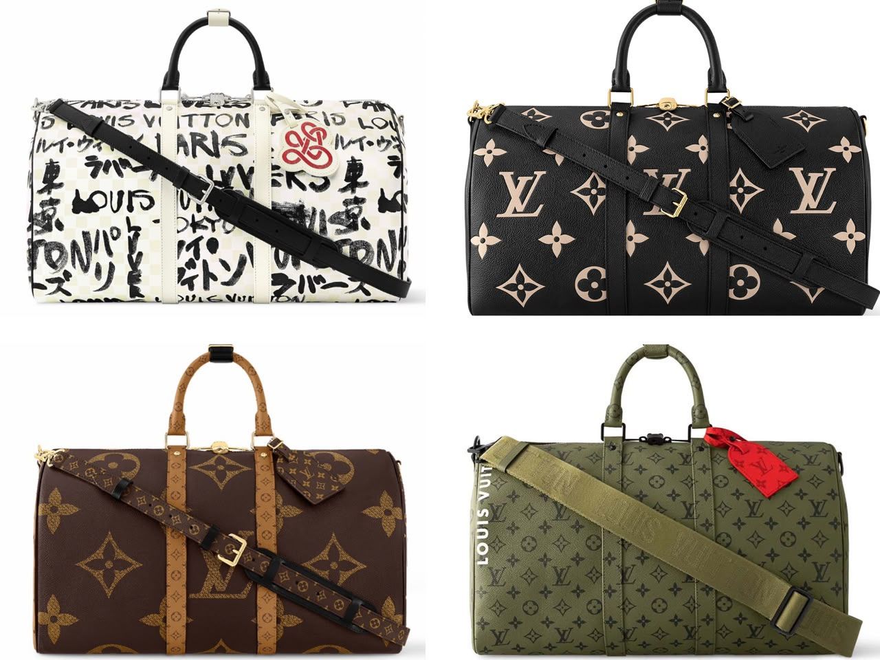 MAN'S BAGS Louis Vuitton Keepall Bandoulière duffle bag.