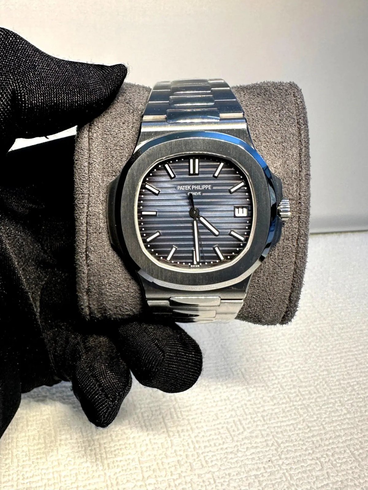 PATEK PHILIPPE Patek Philippe Nautilus Reference 5711/1A-010, which features a distinctive blue-black gradated dial