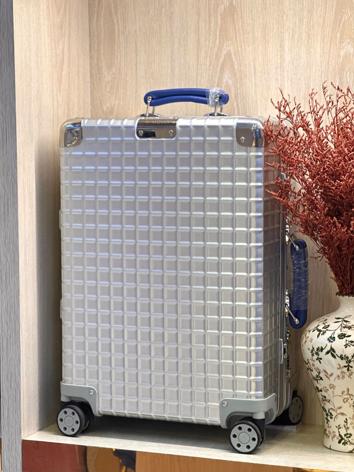 RIMOWA Classic Aluminum Grid Cabin suitcase, a limited-edition 